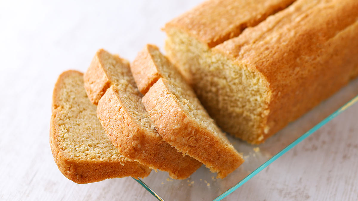 Angeschnittener Rührkuchen